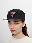 Бейсболка MITCHELL NESS арт. HHSS5762-CBUYYPPPBLCK Chicago Bulls NBA (черный)